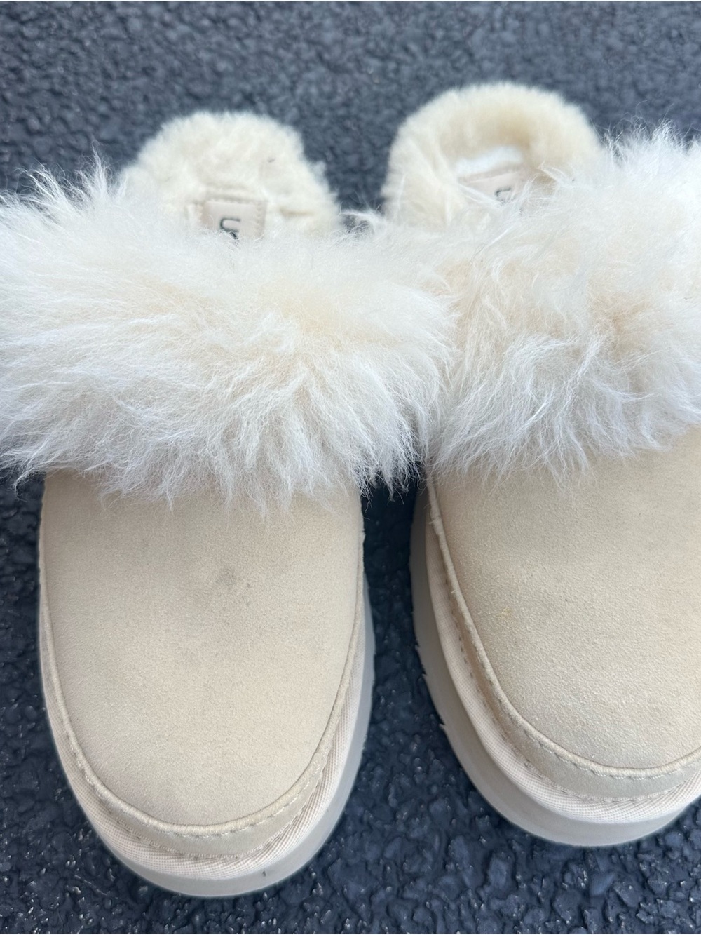 Authentic UGG Women’s Slipper Mules in Cream